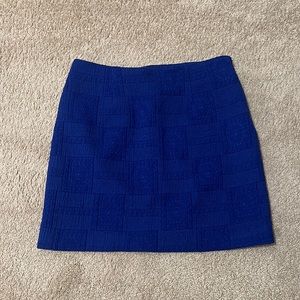 F21 Blue Mini Skirt